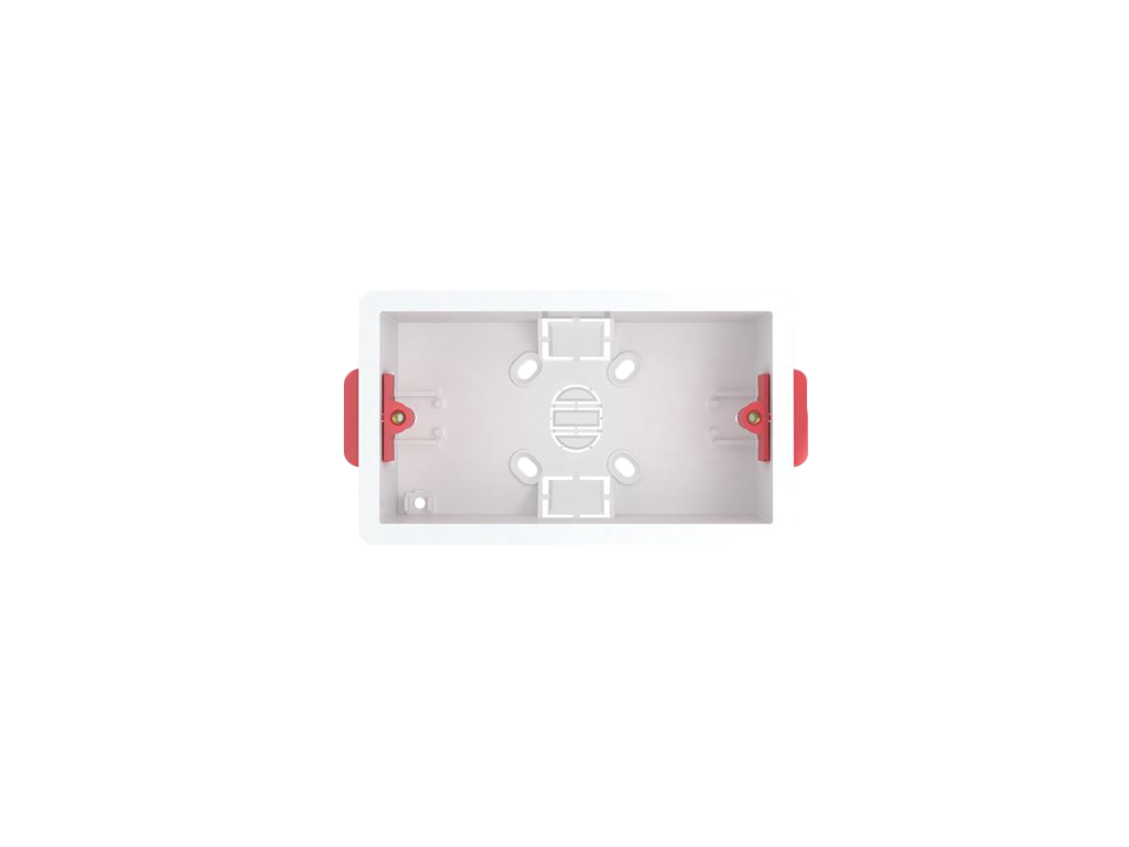 2 Gang Plastic Plasterboard Dry Lining Box - Fil & Fil